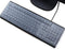 (2 Pack) Universal Clear Anti-Dust Keyboard Skin Protector Cover for 104/107 Keys Standard Desktop Keyboard Reusable Waterproof Keyboard Cover...